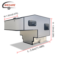 Wecare Hartschalen-Slide-in-Wohnkabine für 4x4 Pickup-Trucks, Offroad-Overlanding-Camping-Wohnmobil mit Solarsystem