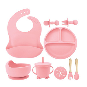 Toddler cấp thực phẩm Silicone ăn yếu tố cần thiết | Chống tràn cup + Hút Tấm đặt thân thiện với môi & máy rửa chén an toàn - Product Image 1