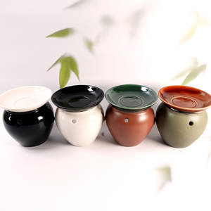 Brûleur d'encens à huile essentielle en céramique chauffante à bougie multicolore utilisé pour le parfum quotidien dans la salle de yoga SPA dispositif de fusion de cire - Product Image 6