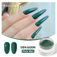Gel à ongles en pot hautement pigmenté, OEM/ODM, marque privée, vernis gel multicolore, vente en gros, emballage personnalisé avec logo pour salon de manucure