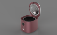 Minuterie numérique automatique 3L Contrôle IH Chauffage électromagnétique Cuiseur à riz Cuisson rapide Conception portable Caractéristiques écologiques