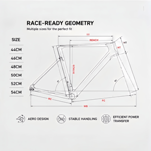 Bicicleta de Carretera de Fibra de Carbono Ligera con Transmisión de 2*<span class=keywords><strong>11</strong></span> Velocidades, Llantas Gruesas de 700*28C, Bicicleta de Carreras Aerodinámica para Hombre - Product Image 5