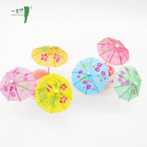 Thân Thiện Với Môi Tre Ô Tăm Tăm Tăm Tăm Hình Dạng Ô Bọc Giấy Cocktail Chọn Cho Đám Cưới Campouts Ngoài Trời - Product Image 2