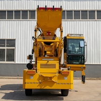 Camion malaxeur à béton autochargeur mobile TRANSAUTO TAP3500 0,5m³ 6,5m³ à haut moment de charge avec pompe, moteur et boîte de vitesses