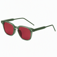 Lunettes filtrantes FL-41 FL41 teintées rouge foncé pour la sensibilité à la lumière des migraines et la photophobie, teinte 80 %, bloquant les ondes lumineuses 480 nm et 520 nm