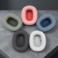 Coussinets de remplacement en cuir protéiné de qualité supérieure pour AirPods Max, avec mousse à mémoire de forme souple, accessoires pour écouteurs supra-auriculaires