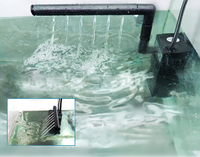 3-en-1 Mini oxygène interne Cycle réservoir de poissons purificateur d'eau pompe à air submersible filtre d'aquarium 40-150L