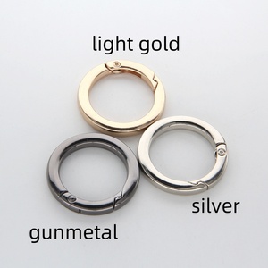 Bề Mặt Phẳng 25/29/35/41/48Mm Biểu Tượng Tùy Chỉnh Vòng Carabiner Kim Loại Mùa Xuân O <span class=keywords><strong>Ring</strong></span> <span class=keywords><strong>Key</strong></span> <span class=keywords><strong>Ring</strong></span> Kim Loại Mùa Xuân Cổng Vòng - Product Image 4