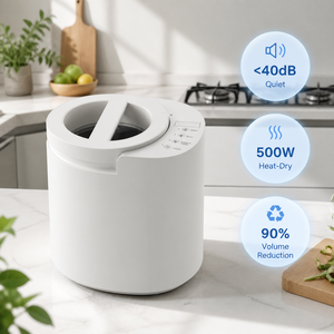 Compostador Eléctrico de Alimentos, Máquina de Compostaje para Encimera de Cocina, Contenedor de Compostaje Doméstico de 2.5L, Control de Olores, Fertilizante Rápido para el Hogar - Product Image 3