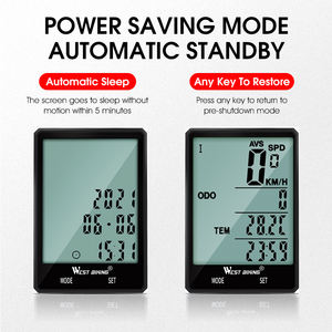 Западный велосипед водонепроницаемый беспроводной для упражнений <span class=keywords><strong>GPS</strong></span> велосипед Велоспорт компьютерный цикл беспроводной цифровой отслеживание велосипедный велосипед велосипедный компьютер - Product Image 6