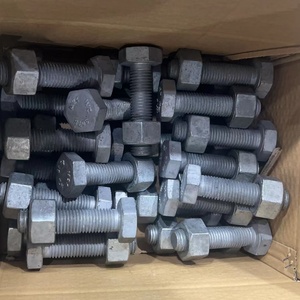 Sujetadores de alta resistencia A193 B7 A325 Heavy Hex Bolt Grade 8,8 Class 10,9 <span class=keywords><strong>HDG</strong></span> A153 - Product Image 4