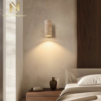 Applique Murale LED Créative Jaune en Pierre de Grotte, Style Nordique Moderne, pour Chambre à Coucher, Chevet, Gîte, Salon, Couloir