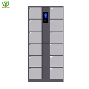 Yinlong Thông Minh Điện tử thay đồ kích thước lớn thông minh thay đồ mật khẩu/mã vạch/Vân tay khóa Locker phòng tập thể dục Tủ thay đồ - Product Image 5