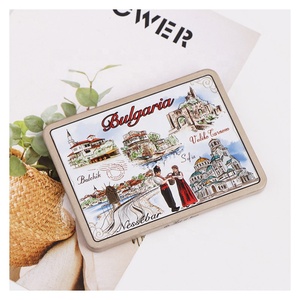 Magnete per Frigorifero in Metallo, Souvenir di Santorini, Magneti da Frigo in Lamiera Metallica da Tutto <span class=keywords><strong>il</strong></span> <span class=keywords><strong>Mondo</strong></span> - Product Image 4