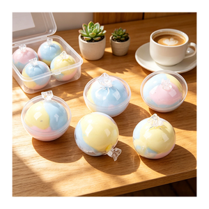 Professional Grade Texture Relief Sphere Clear Glossy Handmade Squeeze Toy Cognitive Comfort Bag Friendly Mini - Product Image 2