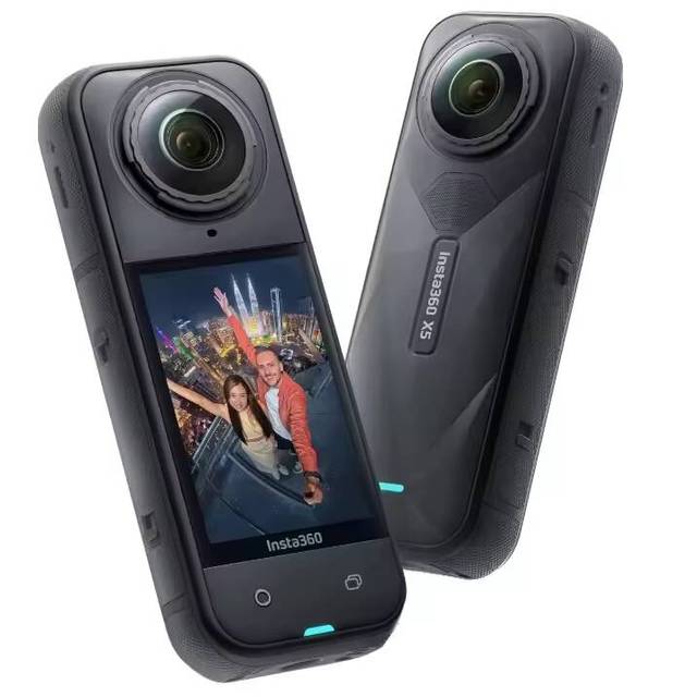 In Sta X5 360 Action Camera Replaceable Lenses Triple AI Chip Superior Low Light 185 Mins Run Life Vlog Content Creation