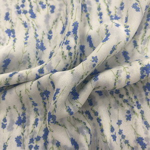Stampa digitale tessuto Chiffon De Chine tessuto altro rotolo di tessuto imballaggio lavorato a maglia fare secondo <span class=keywords><strong>disegni</strong></span> stampati Crepe 160CM - Product Image 2