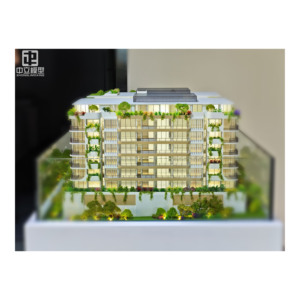 Maqueta de Edificio Ecológico Vertical Personalizada, Alta Simulación, para Exhibición de Inmuebles Comerciales, Apartamentos, Hoteles, Mesa de Arena para Marketing - Product Image 2