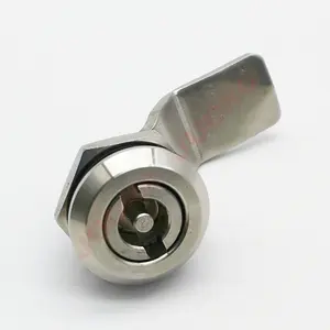 DL705-1S Oem Fabriek Groothandel Top Kwaliteit Luxe Rvs Cam Lock Panel Lock Voor Kabinet Kwartslag Vergrendelingen