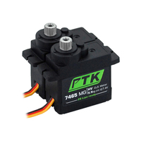 Servomoteur numérique PTK 7465 MG 9g 180° °   Pièces et accessoires RC DIY 1/8 HV 5kg Engrenage métallique pour servo de voiture RC à aile fixe et robot