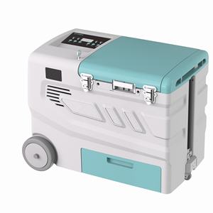 Huacooling -40C Taşınabilir Ultra Düşük Sıcaklık Mini Laboratuvar Aşı Stirling Döngüsü Kriyo Soğutucu Derin Dondurucu - Product Image 1