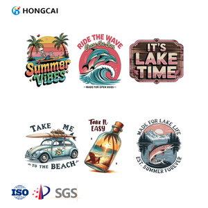 Fabriek Groothandel Aangepaste Ontwerp Overdracht Dtf Stickers Hittepers Plastisol T-Shirt Warmteoverdracht Stickers - Product Image 2