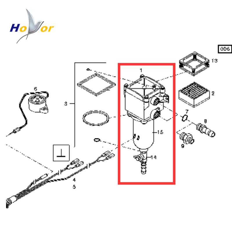 04254437 Diesel Engine Spare Parts - Fuel Prefilter for