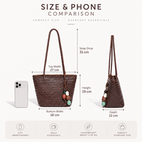 Sacs à bandoulière pour femmes, sacs à main en cuir PU tressé, sac fourre-tout personnalisé avec logo, sac à main pour dames, vente en gros