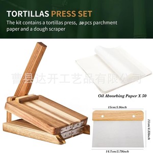 Tabla de Madera para Prensar Empanadas, Utensilio de Cocina Ecológico para el Hogar - Product Image 5