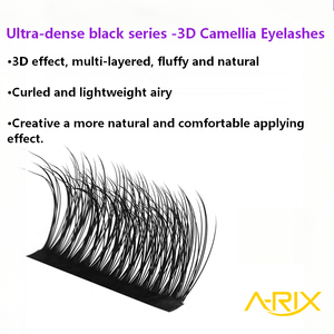 A-RIX Offre Spéciale Extensions de Cils Effet 3D Multi-Couches Design Camélia Sauvage en PBT, Véganes et Sans Cruauté Animale - Product Image 4