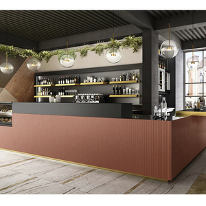 เฟอร์นิเจอร์ร้านกาแฟร้านอาหารดีไซน์ใหม่สั่งทำพิเศษ โต๊ะเค้ก ตู้โชว์ขนม เคาน์เตอร์แคชเชียร์ รับออเดอร์ เคาน์เตอร์บาร์ - Product Image 5