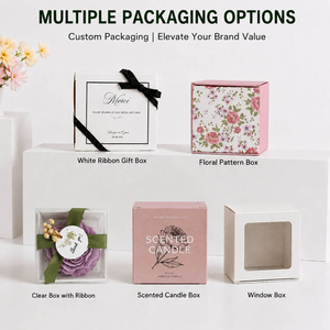Nouvelles bougies décoratives en cire de soja parfumées aux fleurs, en forme de pivoine colorée, idéales pour les cadeaux de fêtes - Product Image 6