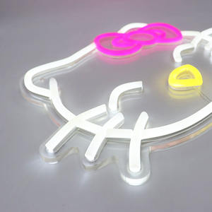 Espejos decorativos <span class=keywords><strong>Pared</strong></span> Moderno <span class=keywords><strong>Hello</strong></span> <span class=keywords><strong>Kitty</strong></span> Led <span class=keywords><strong>Espejo</strong></span> Vanidad <span class=keywords><strong>con</strong></span> luces Acrílico <span class=keywords><strong>Espejo</strong></span> LED Neón - Product Image 5
