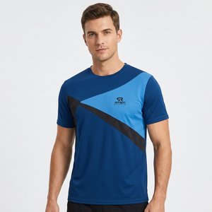Camiseta Clásica para Hombre, Mezcla de Algodón, Ligera, Cómoda, Estilo Informal para Uso Diario - Product Image 1