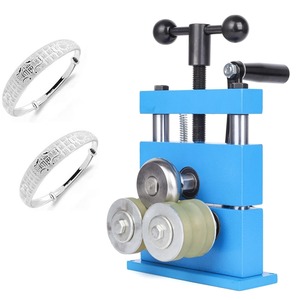 Mesin Pembuat Gelang Tangan 3 in 1 Full-set, Mesin Pembentuk Gelang, Mesin Pembengkok Gelang dengan 9 Rol - Product Image 4