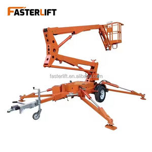 10m 20m 30m 40m 45m Spider Man Boom Platform angkat beban diderek dengan daya baterai elektrik Diesel - Product Image 4