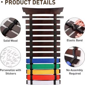 Soporte para Colgar Cinturones de Artes Marciales, Exhibidor para 12 Cinturones de Karate - Product Image 4