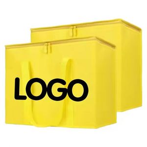 Bolsa Térmica Moderna de Gran Capacidad, Aislada, de Tela No Tejida, con Cierre de Cremallera, Panel Solar, Impermeable, para Entrega de Alimentos y Camping - Product Image 2