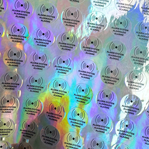 Autocollant holographique de haute qualité avec impression à chaud, motif personnalisé, forme personnalisée, autocollant de sécurité avec code QR - Product Image 2