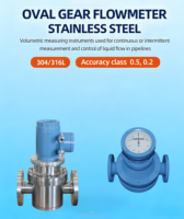 High Viscosity Resistant Oval Gear Flow Meter, Custom for Asphalt Resin Heavy Oil Industrial Measurement