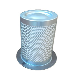 Séparateur d'huile pour compresseur d'air industriel Mengma, état neuf, LE 22 008, filtre à élément à vis en fibre de verre, argenté, garantie 6 mois - Product Image 2