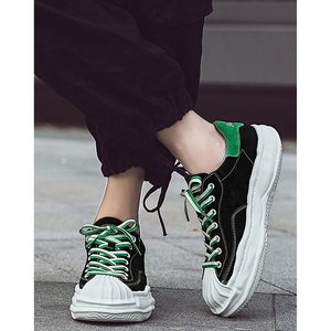 Zapatillas Deportivas de Lona para Hombre FOXA, Color Blanco y Verde, Suela de Goma, Moda Primavera, Zapatos para Caminar - Product Image 4