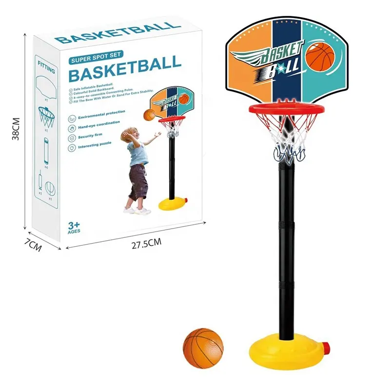 Samtoy çocuk hareketli Mini yükseklik ayarlı kapalı açık spor basketbol oyuncak basketbol standı çocuklar için