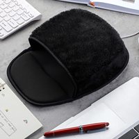Tapis de souris chauffant amovible USB tapis de souris en peluche pour hommes et femmes bureau maison ordinateur portable tapis de souris chauffant //