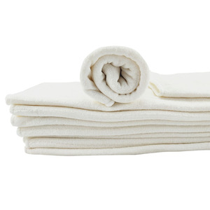 100% 天然有机竹纤维 prefold 布尿布插入可再吸收竹内衬婴儿布尿布 - Product Image 4