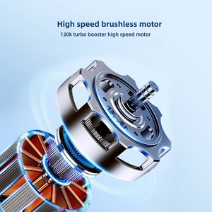 Quạt mini không dây, không cần dây, 150000 vòng/phút, 3 tốc độ, loại nén điện, sạc nhanh Type-C, máy thổi bụi khí nén - Product Image 5