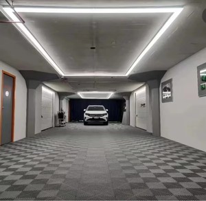Waterproof and Anti-Slip Interlocking <strong>Garage</strong> <strong>Floor</strong> Tiles Non-Slip PP Plastic and <strong>Rubber</strong> <strong>Mat</strong> for Warehouse and <strong>Garage</strong> Flooring - Product Image 1