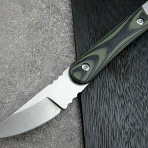 Couteau à lame fixe en acier inoxydable D2 fait main, qualité supérieure, couteau de camping personnalisé OEM avec étui en cuir, prix de gros - Product Image 4