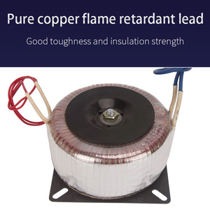 500Wリング型パワートランスフォーマー; インバータ変圧器; 整流器変圧器; <span class=keywords><strong>220V</strong></span>〜<span class=keywords><strong>24V</strong></span>/48V/110/380V 50-60Hz 500W 500VA - Product Image 2