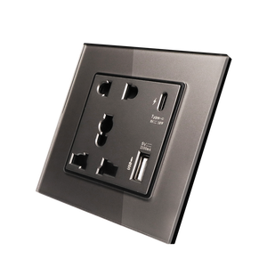 Depoguye Ổ Cắm Gắn Tường <span class=keywords><strong>USB</strong></span> C Sạc Nhanh 10 Chân Thông Dụng, Bộ Chuyển Đổi Phích Cắm <span class=keywords><strong>USB</strong></span> Type-C 18W, Ổ Cắm Điện 220V - Product Image 5